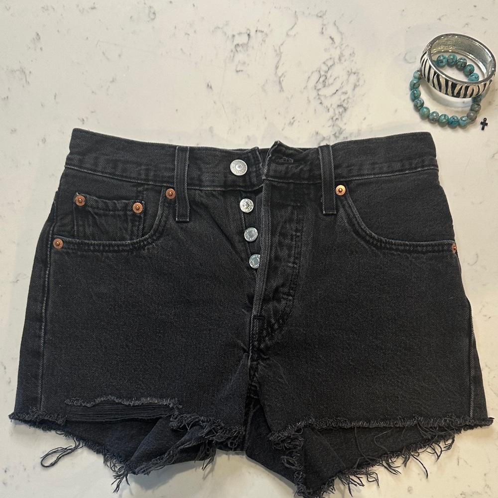 Levi's Black Women's Jean Shorts